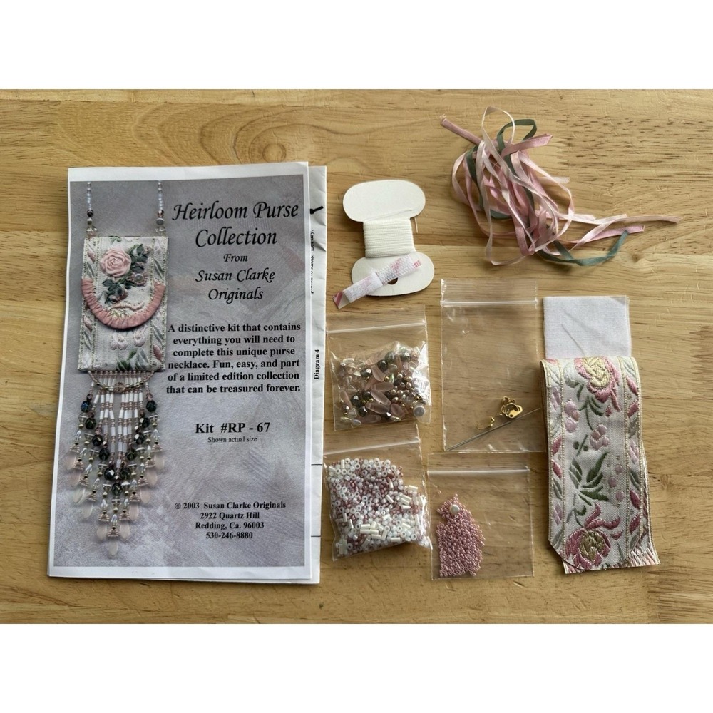 Heirloom Purse Necklace Kit, Susan Clarke Originals #RP-67